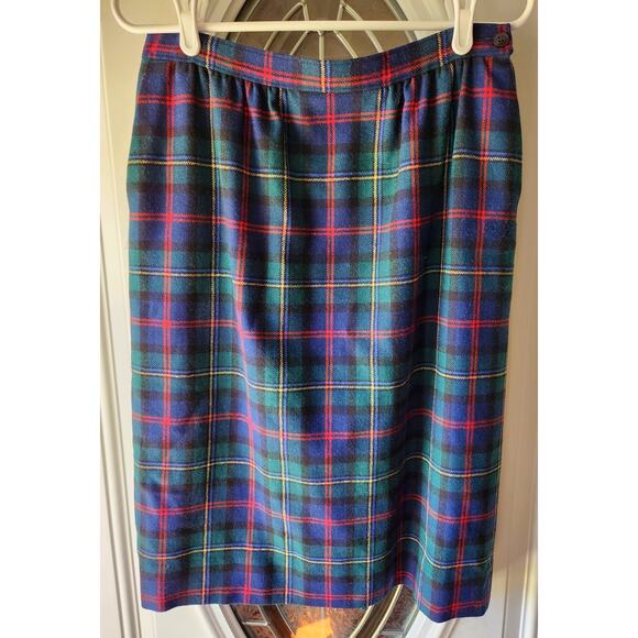 Pendelton Authentic Malcolm Tartan 100% Pure Virgin Wool Women Size 12 - Picture 1 of 8